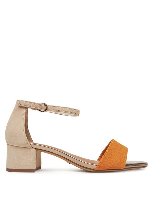 Sandały Tamaris. Kolor: pomarańczowy