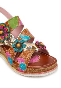 Laura Vita Sandały Bonito 37 Kolorowy. Materiał: skóra. Wzór: kolorowy #3