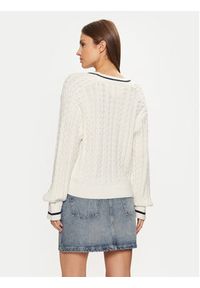 Tommy Jeans Sweter DW0DW19885 Écru Regular Fit. Materiał: bawełna #5