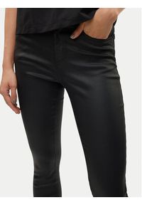 Vero Moda Spodnie z imitacji skóry Flash 10314591 Czarny Skinny Fit. Kolor: czarny. Materiał: skóra #2