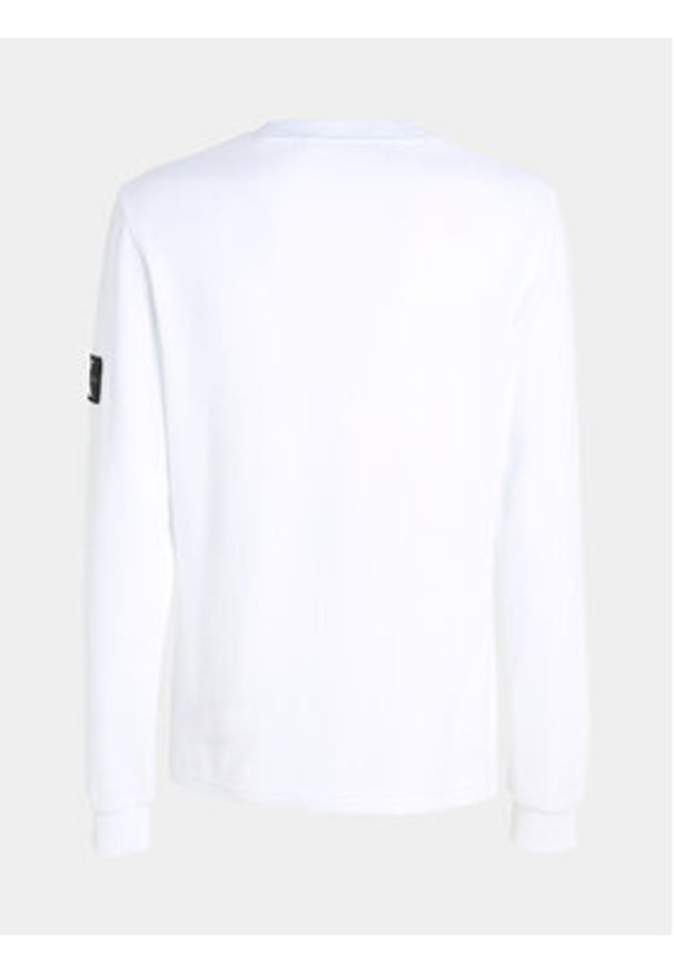 Calvin Klein Jeans Bluza J30J323485 Biały Regular Fit. Kolor: biały. Materiał: bawełna