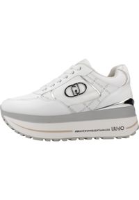 Liu Jo - Kapcie LIU-JO MAXI WONDER PLUS Biały. Kolor: biały. Materiał: tkanina, skóra. Styl: sportowy