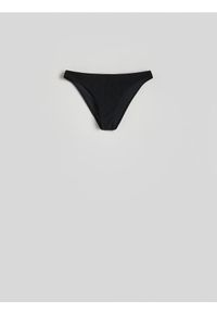 Reserved - Dół od bikini - czarny. Stan: obniżony. Kolor: czarny. Materiał: dzianina