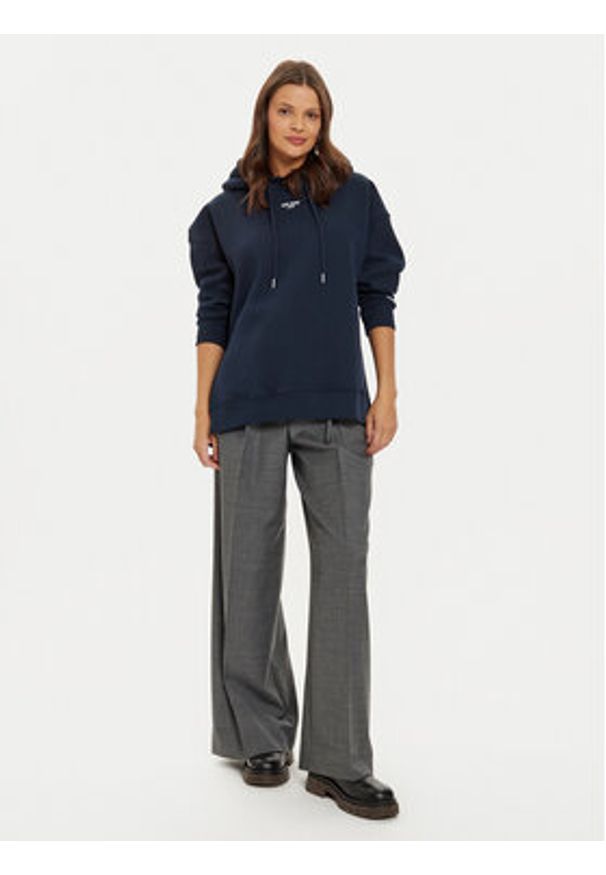 Pepe Jeans Bluza Fergie PL581455 Granatowy Regular Fit. Kolor: niebieski. Materiał: bawełna