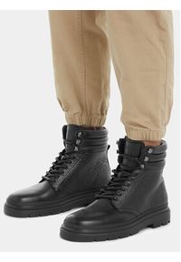 Calvin Klein Trapery Combat Boot Mono HM0HM01211 Czarny. Kolor: czarny #5