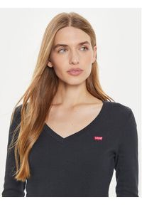 Levi's® Bluzka A9330-0000 Czarny Regular Fit. Kolor: czarny. Materiał: bawełna #5
