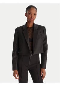 Pinko - PINKO Marynarka Eliana 106073 A305 Czarny Regular Fit. Kolor: czarny. Materiał: wełna