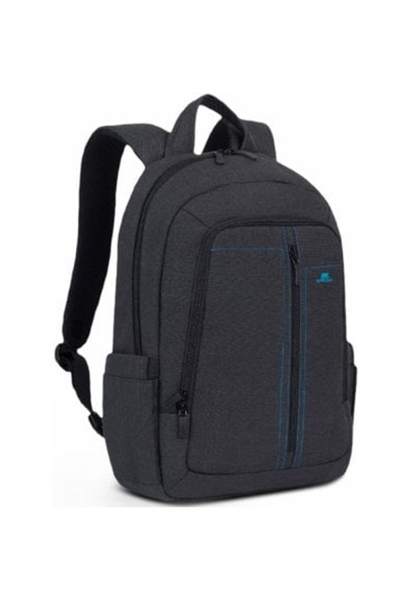 Plecak na laptopa RIVACASE Alpendorf 7560 15.6 cali Czarny. Kolor: czarny. Materiał: materiał