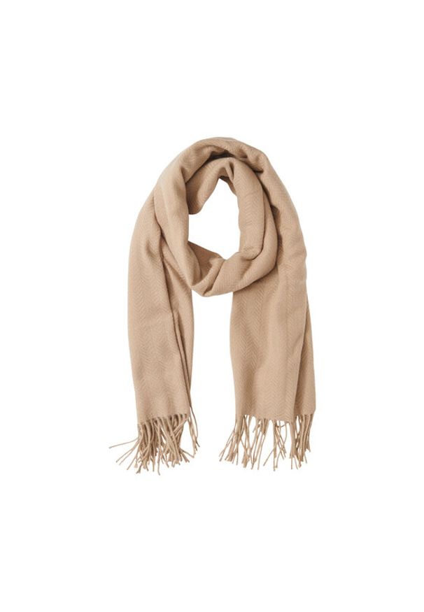 Szal Pieces. Kolor: beżowy