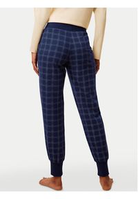 Triumph Spodnie piżamowe 10216544 Granatowy Regular Fit. Kolor: niebieski. Materiał: bawełna #2