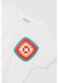 Mayoral t-shirt dziecięcy kolor czerwony. Okazja: na co dzień. Kolor: czerwony. Wzór: aplikacja. Styl: casual #6