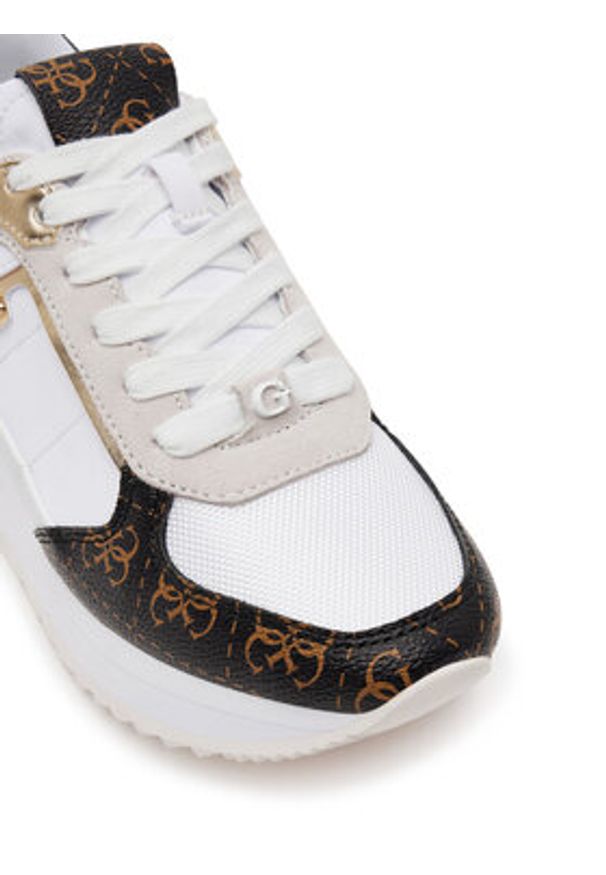 Guess Sneakersy FLPEG3 FAL12 Biały. Kolor: biały. Materiał: skóra