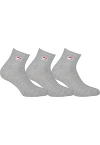 Skarpetki ponad kostę unisex Fila 3 pary. Kolor: szary. Sport: turystyka piesza