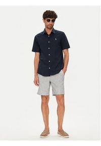 U.S. Polo Assn. Koszula MUP3254 Granatowy Regular Fit. Typ kołnierza: polo. Kolor: niebieski. Materiał: bawełna #5
