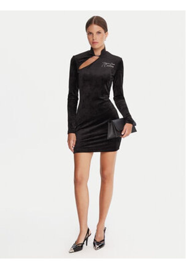Versace Jeans Couture Sukienka koktajlowa 79HAO9A1 J0241 Czarny Slim Fit. Kolor: czarny. Materiał: syntetyk. Styl: wizytowy