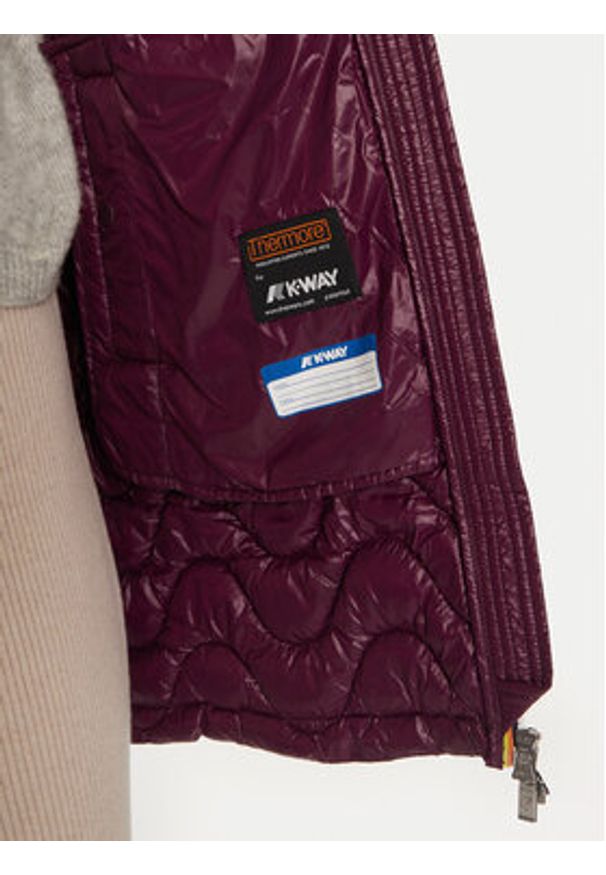 K-Way Kurtka zimowa Sophie K3112SW Fioletowy Regular Fit. Kolor: fioletowy. Materiał: syntetyk. Sezon: zima