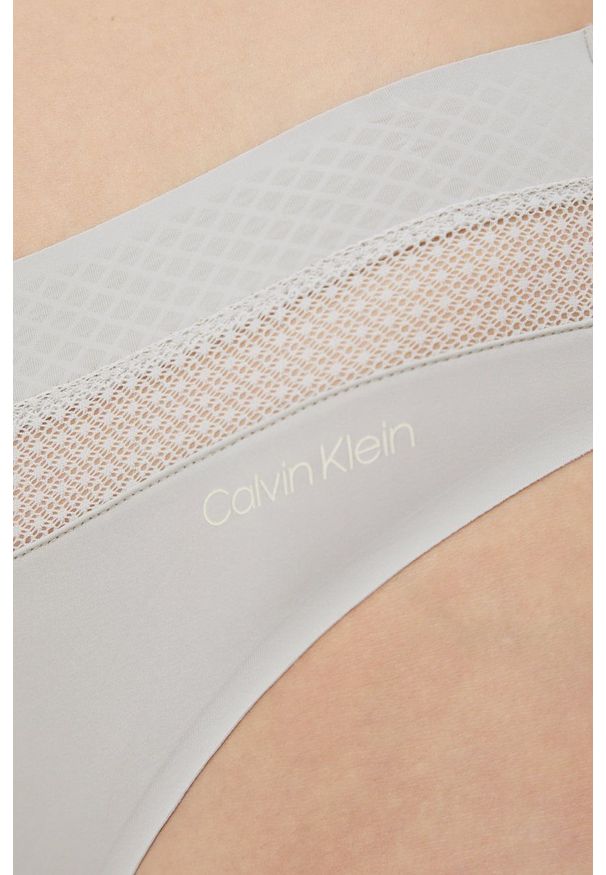Calvin Klein Underwear figi kolor szary. Kolor: szary. Materiał: materiał