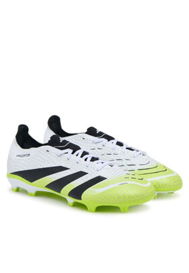 Adidas - adidas Buty do piłki nożnej Predator League JI1117 Biały. Kolor: biały. Materiał: skóra