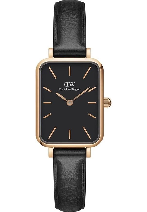 Zegarek Daniel Wellington ZEGAREK DAMSKI DANIEL WELLINGTON DW00100435 - Quadro Pressed Sheffield Rose Gold 20mm + BOX NoSize