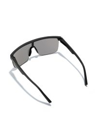 Hawkers okulary przeciwsłoneczne kolor czarny. Kształt: prostokątne. Kolor: czarny #5