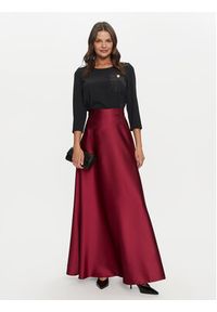 Rinascimento Spódnica maxi CFC0119875003 Bordowy Regular Fit. Kolor: czerwony. Materiał: syntetyk #2