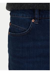 BOSS Jeansy C_Ada 50553902 Granatowy Straight Fit. Kolor: niebieski