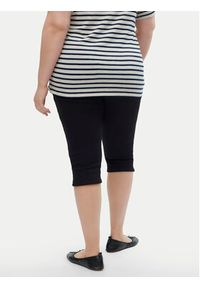 Vero Moda Curve Spodnie capri Cjune 10303171 Czarny Slim Fit. Kolor: czarny