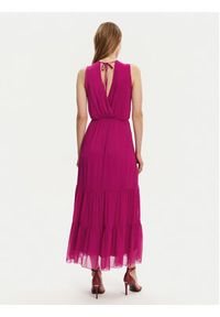 Haveone Sukienka letnia AFF-N005 Różowy Loose Fit. Kolor: różowy. Materiał: wiskoza. Sezon: lato