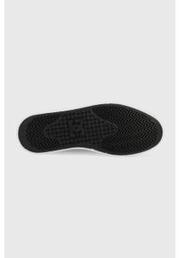 DC tenisówki damskie kolor czarny. Nosek buta: okrągły. Zapięcie: sznurówki. Kolor: czarny. Materiał: materiał, guma #4