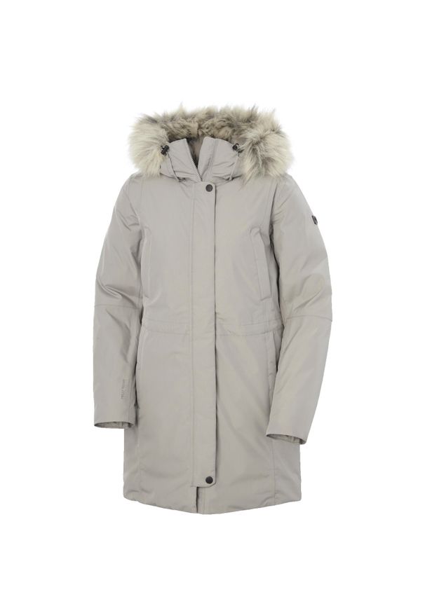 Parka dla kobiet Helly Hansen Senja. Kolor: beżowy. Sezon: zima. Styl: elegancki