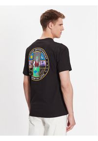 Primitive T-Shirt Double Down PAPSP2306 Czarny Regular Fit. Kolor: czarny. Materiał: bawełna #5