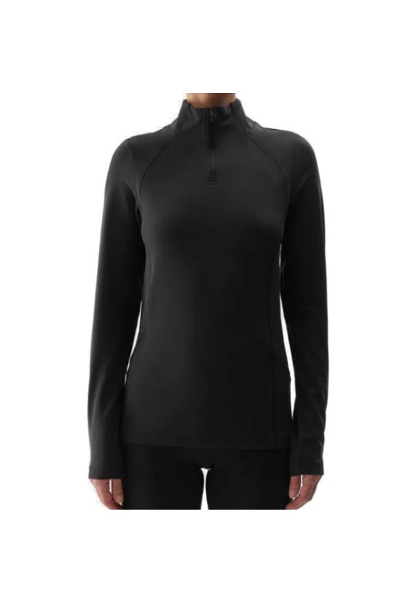 4f - Bluza Damska 4F. Kolor: czarny