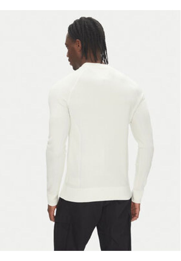 TOMMY HILFIGER - Tommy Hilfiger Longsleeve F1 Movie MW0MW41383 Biały Slim Fit. Kolor: biały. Materiał: bawełna. Długość rękawa: długi rękaw