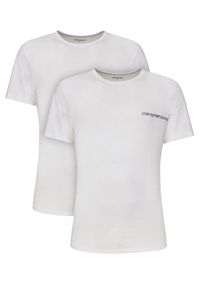 Emporio Armani Underwear Komplet 2 t-shirtów EM000391 AF10779 M0082 Biały Regular Fit. Kolor: biały. Materiał: bawełna