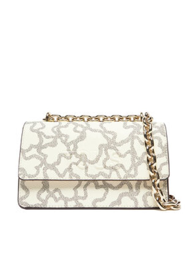 Tous - TOUS Torebka Kaos Icon 2002128601 Écru. Kolor: kremowy. Materiał: skórzane