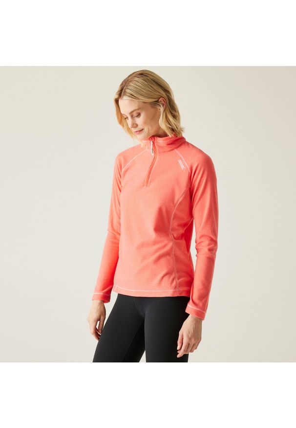 Regatta - Montes damski lekki turystyczny polar. Kolor: różowy. Materiał: polar. Sport: turystyka piesza