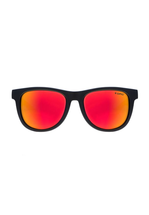 Okulary przeciwsłoneczne unisex OPC LIFESTYLE IBIZA Matt Black Red Revo + etui. Kolor: czerwony, czarny, wielokolorowy