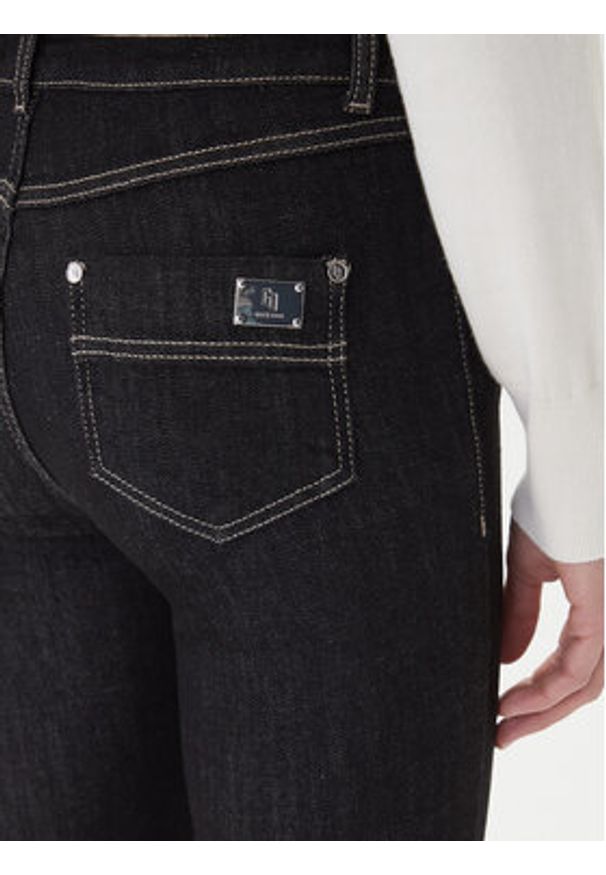 Gaudi Jeansy 521BD26006 Czarny Flare Fit. Kolor: czarny