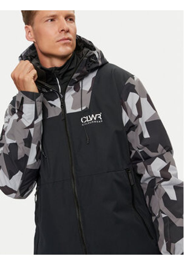 Colourwear Kurtka narciarska Block Jacket 7010295 Czarny Regular Fit. Kolor: czarny. Materiał: syntetyk. Sport: narciarstwo