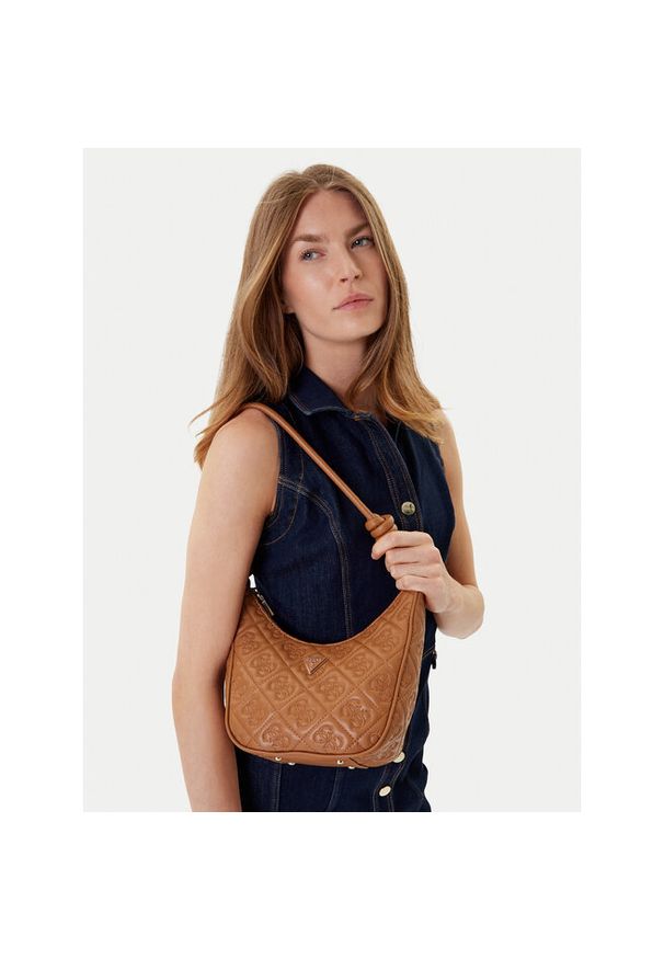 Torebka Guess. Kolor: brązowy