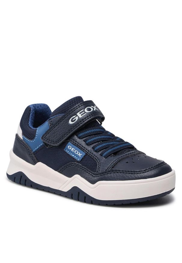 Sneakersy Geox J Perth B. B J167RB 0FEFU CF44M S Navy/Dk Blue. Kolor: niebieski. Materiał: skóra