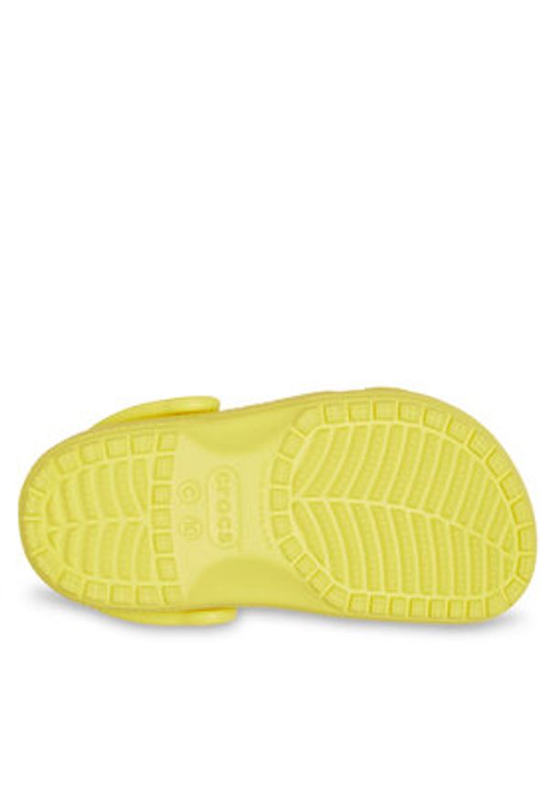 Crocs Klapki Classic Clog T 206990 Żółty. Kolor: żółty