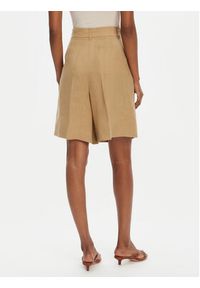 Marella Bermudy Rosta 2515141032 Beżowy Relaxed Fit. Kolor: beżowy. Materiał: len #3