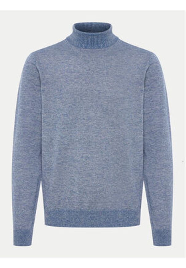 Blend Golf 20717261 Niebieski Regular Fit. Typ kołnierza: golf. Kolor: niebieski. Materiał: syntetyk