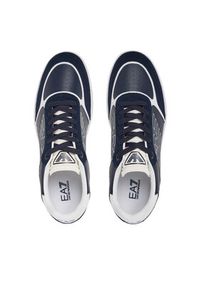 EA7 Emporio Armani Sneakersy 7X000405 AF19826 MZ069 Granatowy. Kolor: niebieski. Materiał: skóra #3