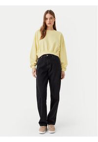 only - ONLY Bluza Bella 15341904 Żółty Regular Fit. Kolor: żółty. Materiał: bawełna