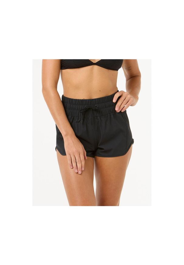 Spodenki surfingowe damskie Rip Curl High Waist Retro Volley 3" Czarny. Stan: podwyższony. Kolor: czarny