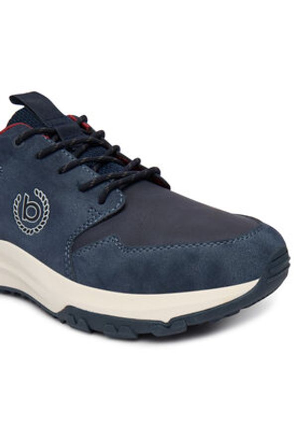 Bugatti Sneakersy 322-AVL02-5500-4100 Granatowy. Kolor: niebieski. Materiał: materiał