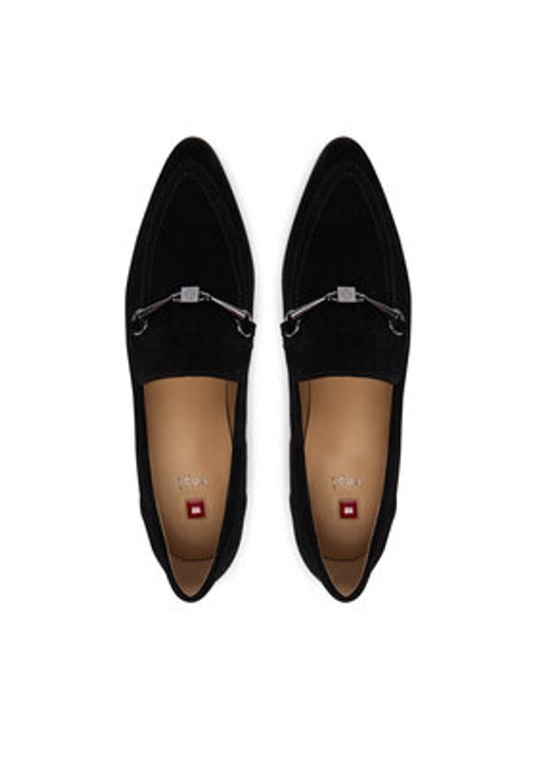 HÖGL Loafersy 0-100442-01000 Czarny. Kolor: czarny. Materiał: skóra, zamsz
