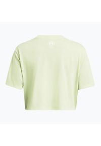 Koszulka damska Under Armour Boxy Crop Logo. Kolor: zielony. Sport: fitness #2